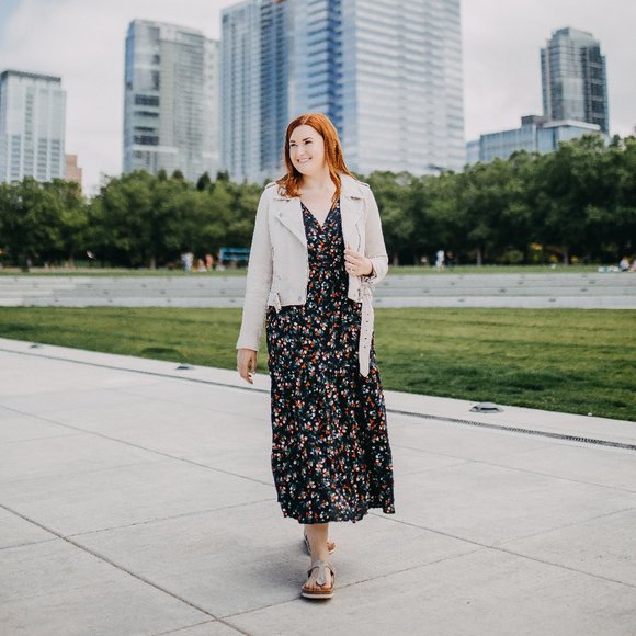 Hayden Los Angeles Boho Dress Floral Print Size Medium - Picture 5 of 16